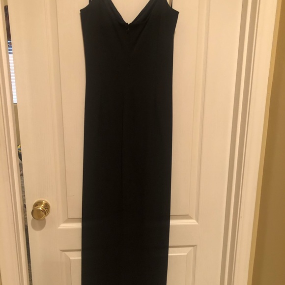 Long Black Cocktail Dress - Picture 5 of 7